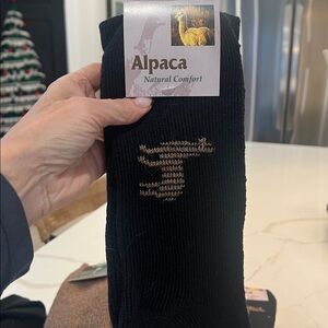 Alpaca boot Socks  large. Choose color